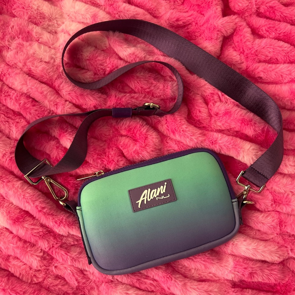 Alani Nu Two-Tone Crossbody Bag - Blue and Purple